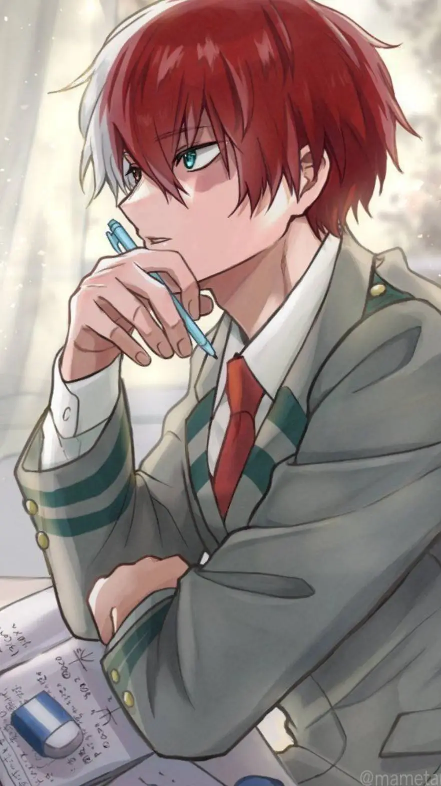 ai character: Shoto Todoroki background