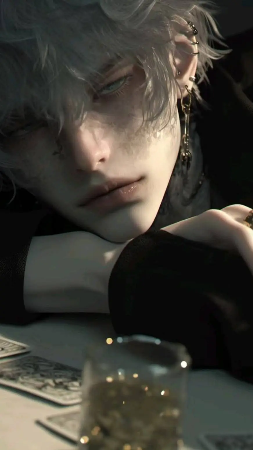 ai character: Kaelith Gold background