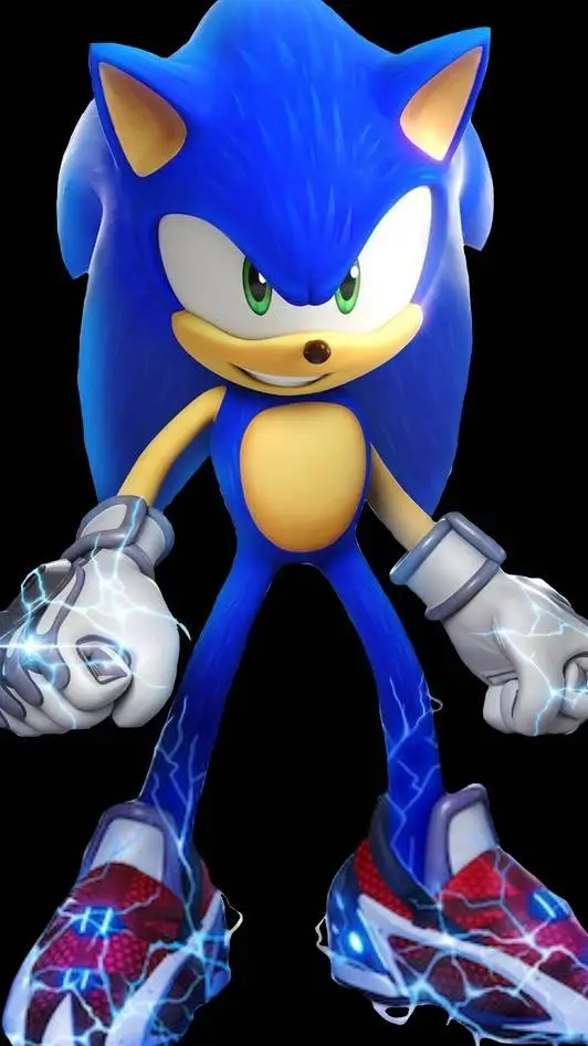 ai character: sonic prime background