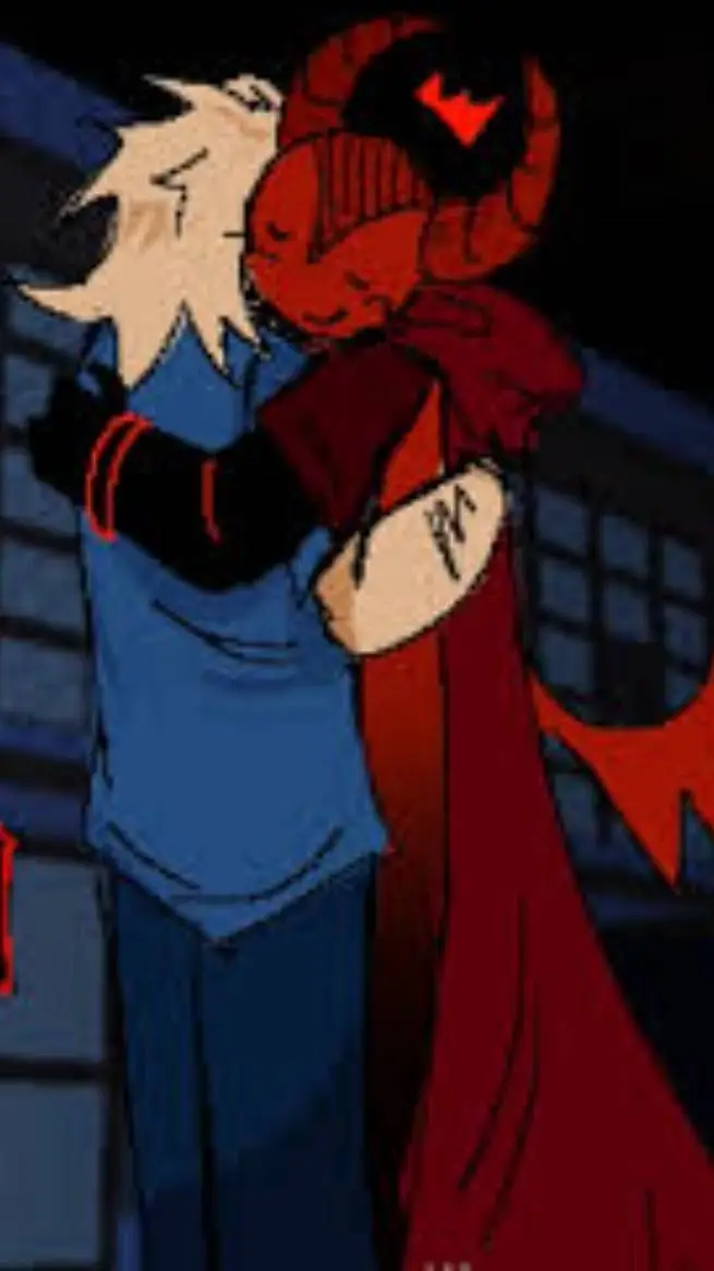 ai character: the hug/7n7coolkid background