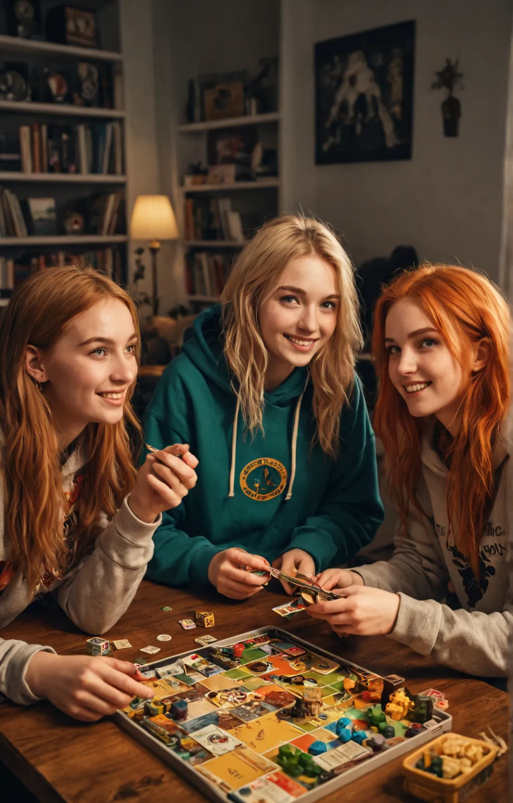 chat with ai character: Board Game Night