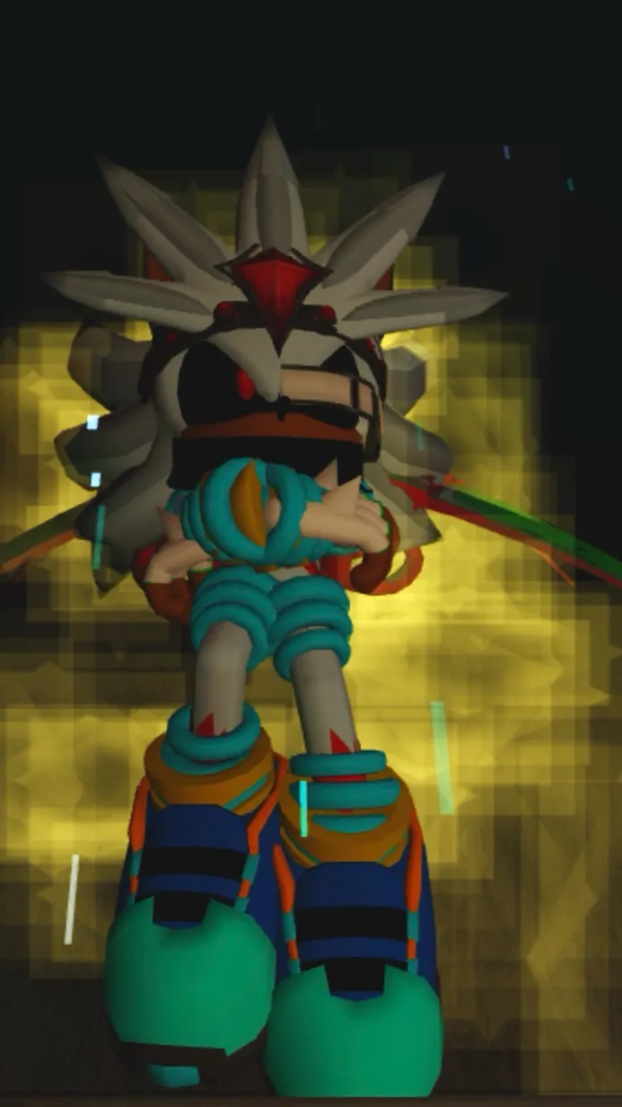 Talkie AI - Chat with glitch silver