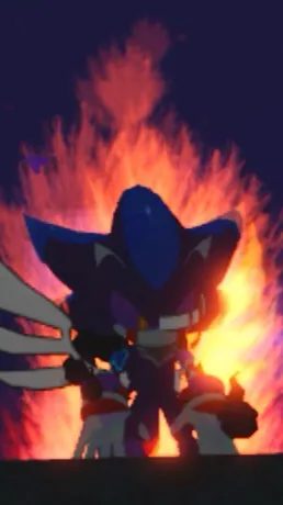 ai character: Glitch Mephiles  background