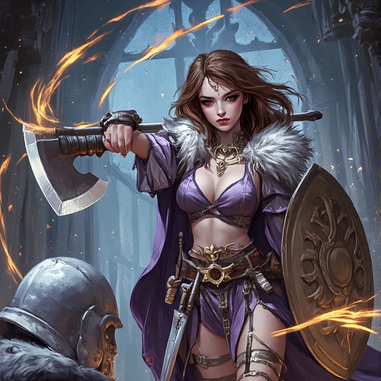 chat with ai character: Vedra Oathsworn