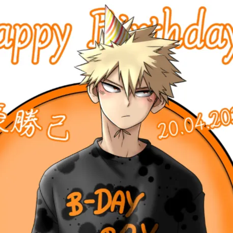 chat with ai character: 20/4 Bday=Bakugo