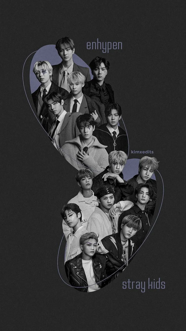 ai character: EN- & SKZ background