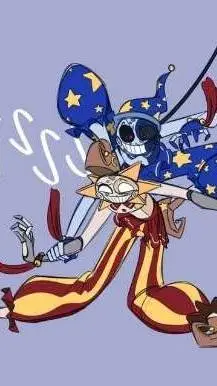 ai character: Sun x Moon background