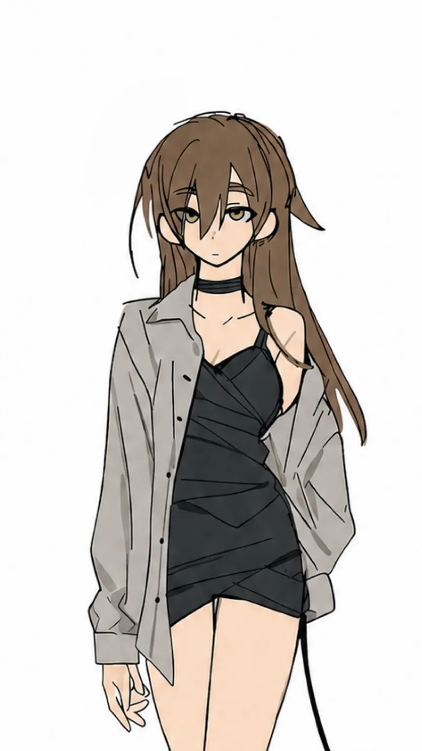 ai character: Emanuelle Líon background