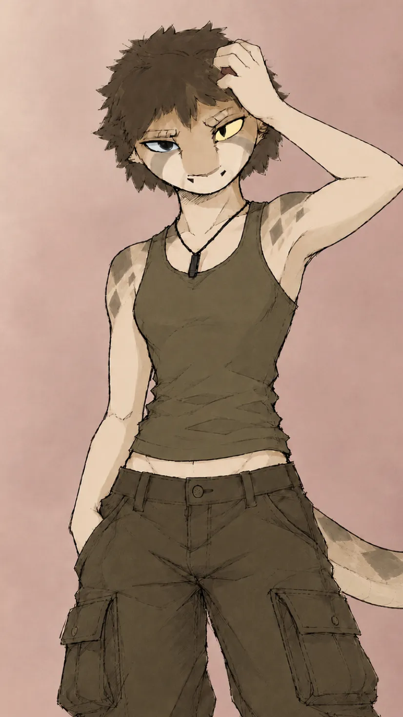ai character: Autumn Selevie background