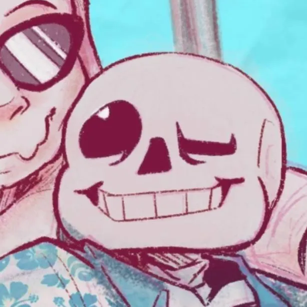 chat with ai character: Sans (beach day)