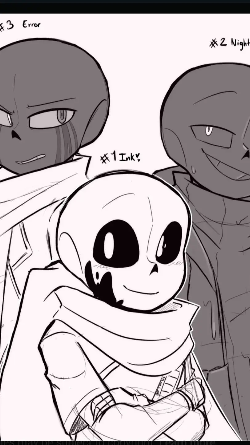 ai character: Error, Ink, NM background