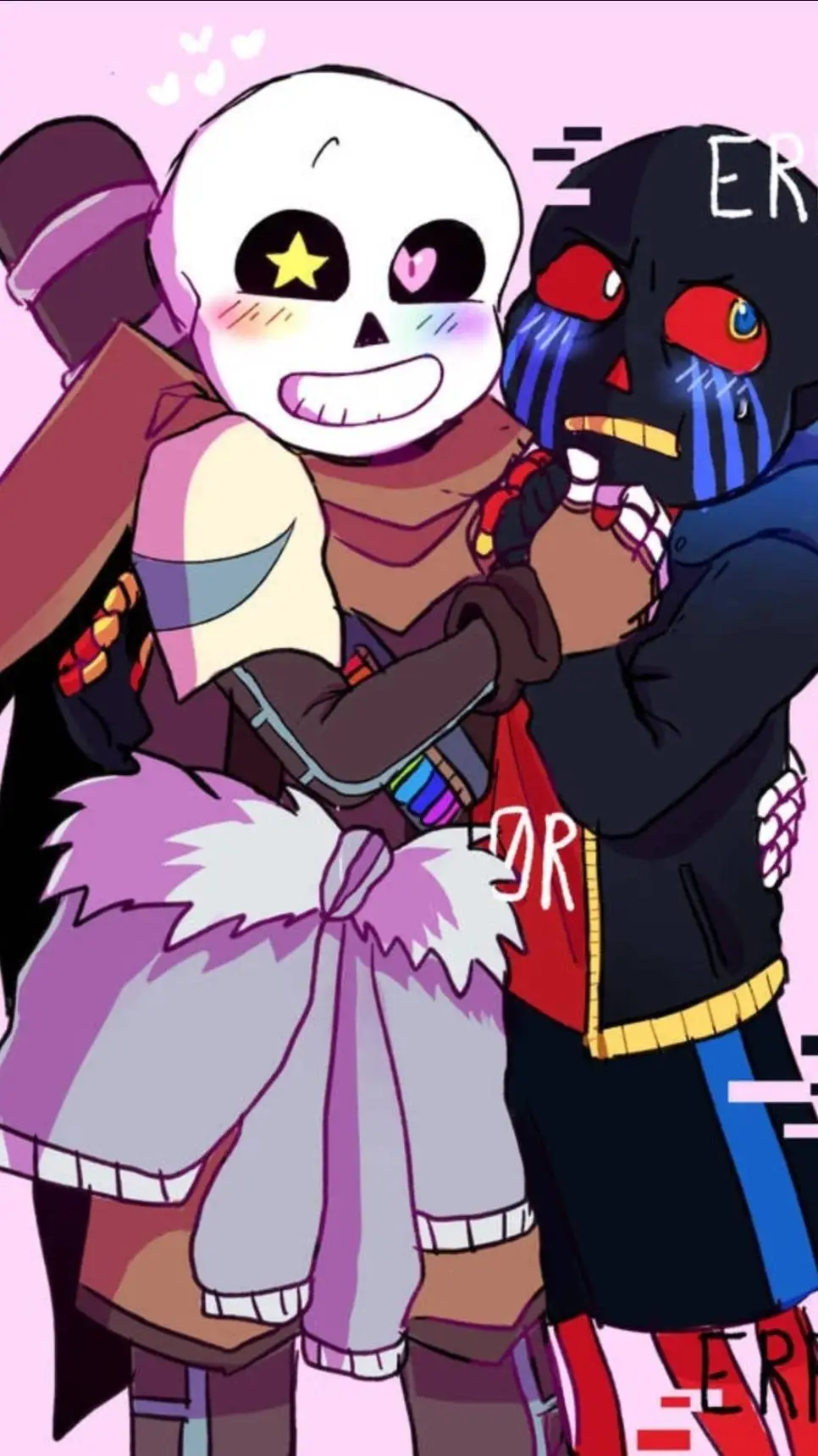 ai character: UT AU (Beach day) background