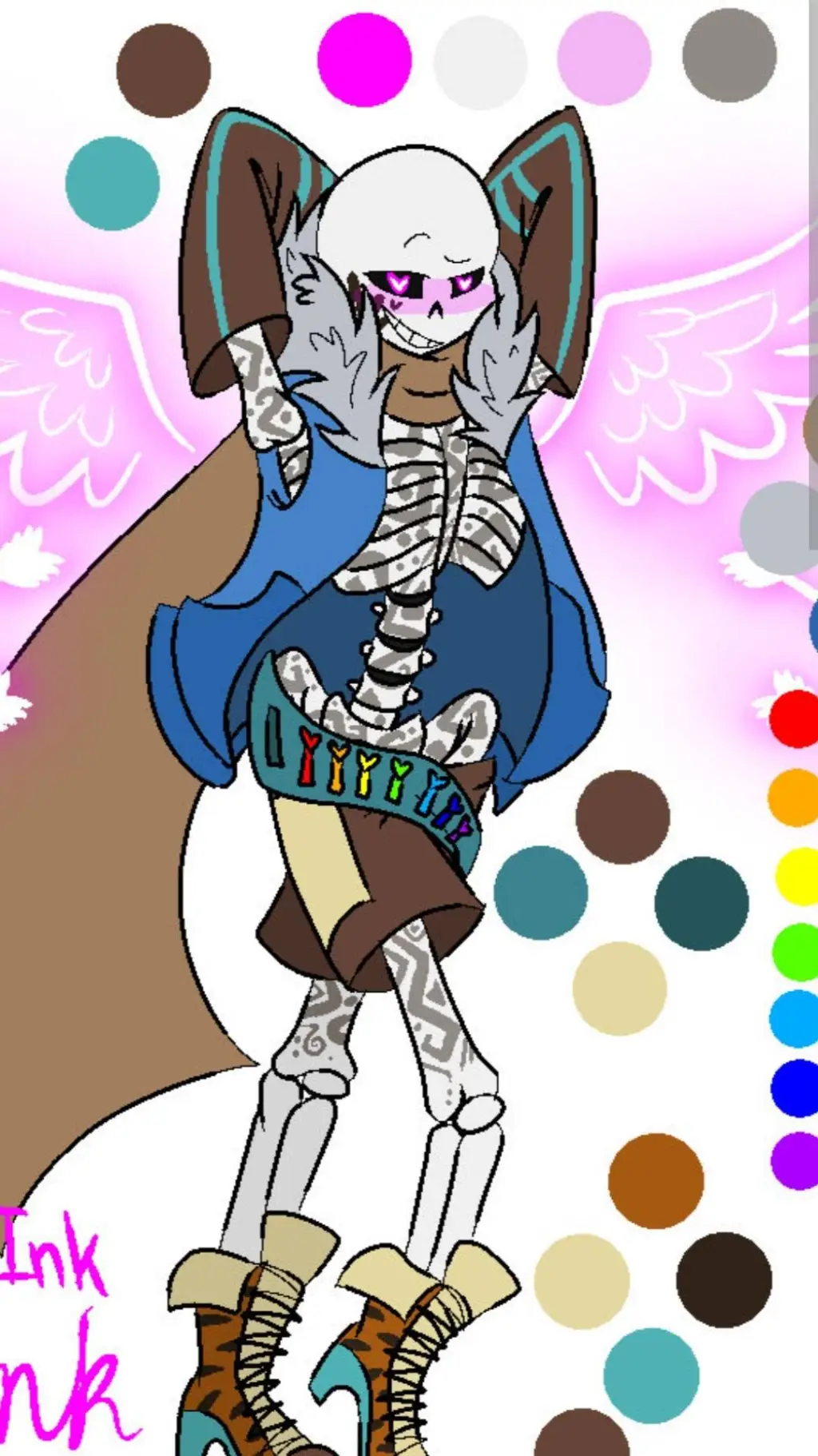ai character: (Small) UT AU  background