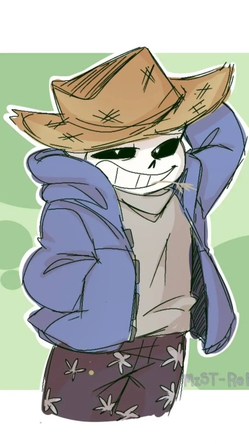 ai character: Farm! Sans background