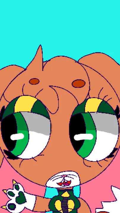 ai character: Taffy the bunny  background