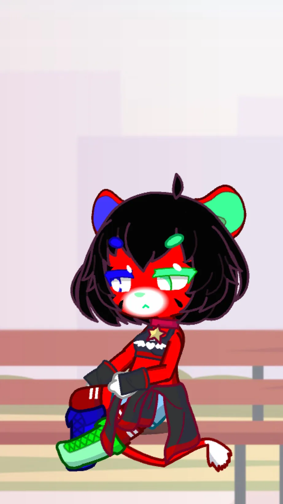 ai character: Netflix tiger background