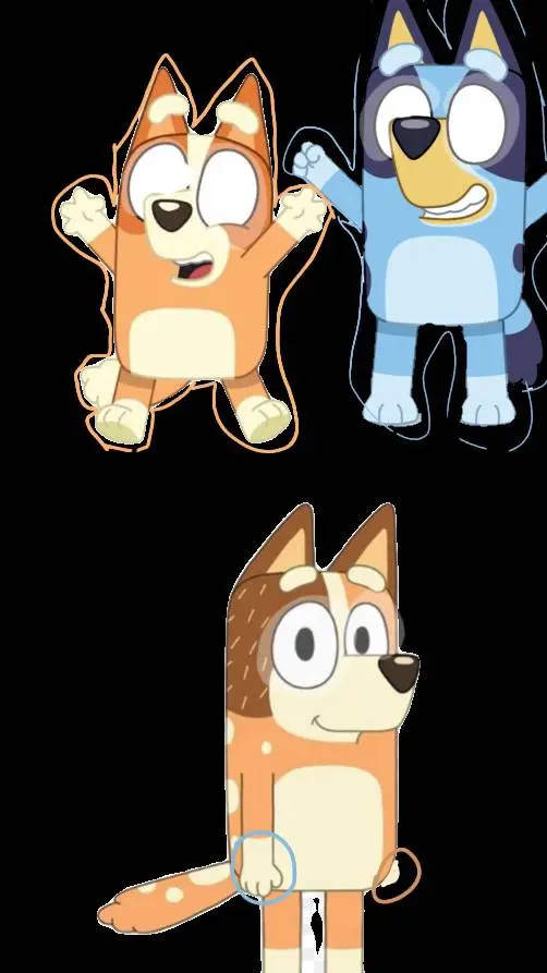 ai character: blueys power background
