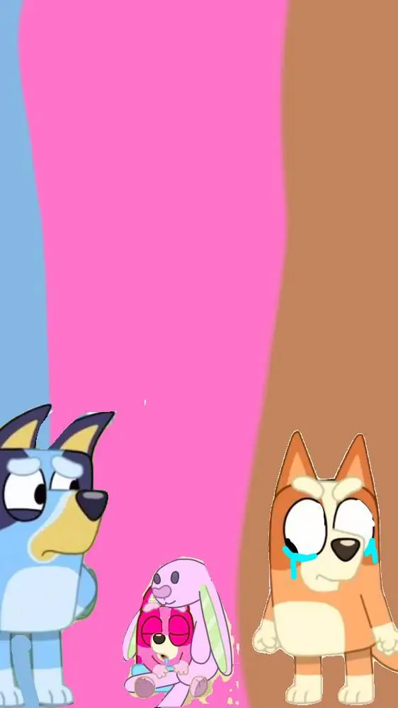 ai character: bluey time background