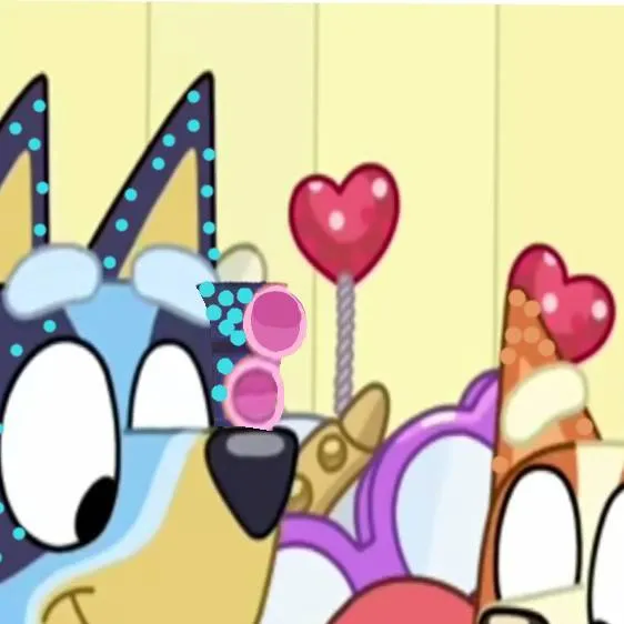 chat with ai character: bluey piant