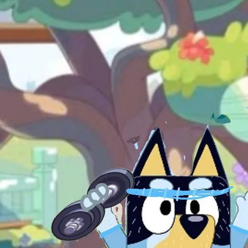 chat with ai character: bluey Work out