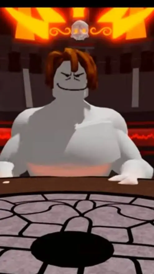 ai character: King bacon ifself background