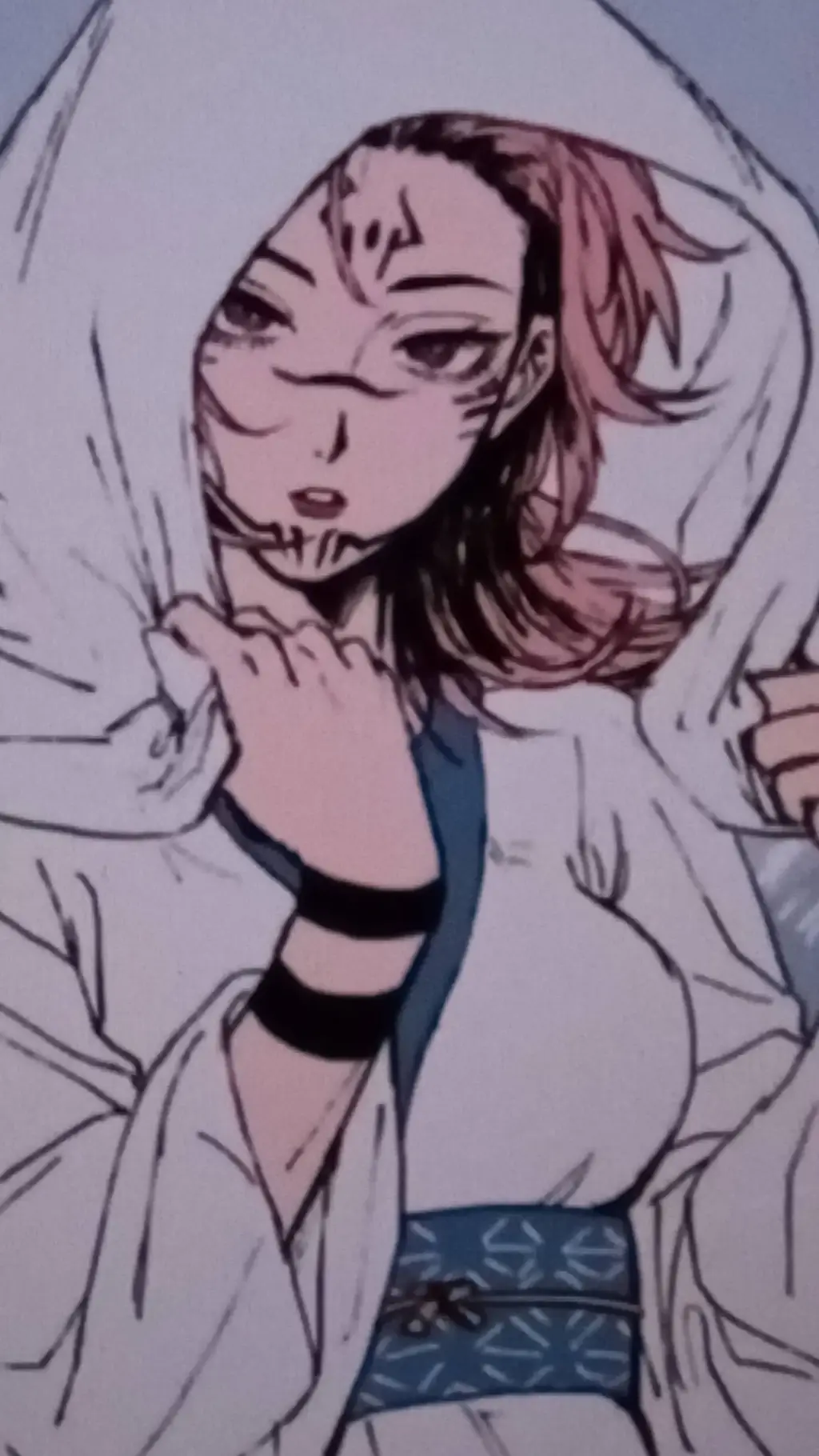 ai character: Female Sukuna  background