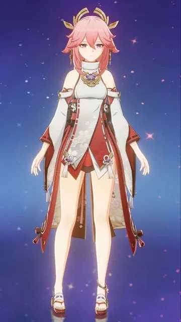 ai character: Yae Miko background