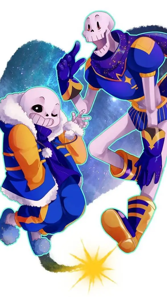 ai character: Outer sans n' paps background