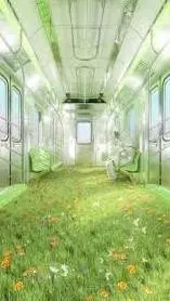 ai character: a broken dream background