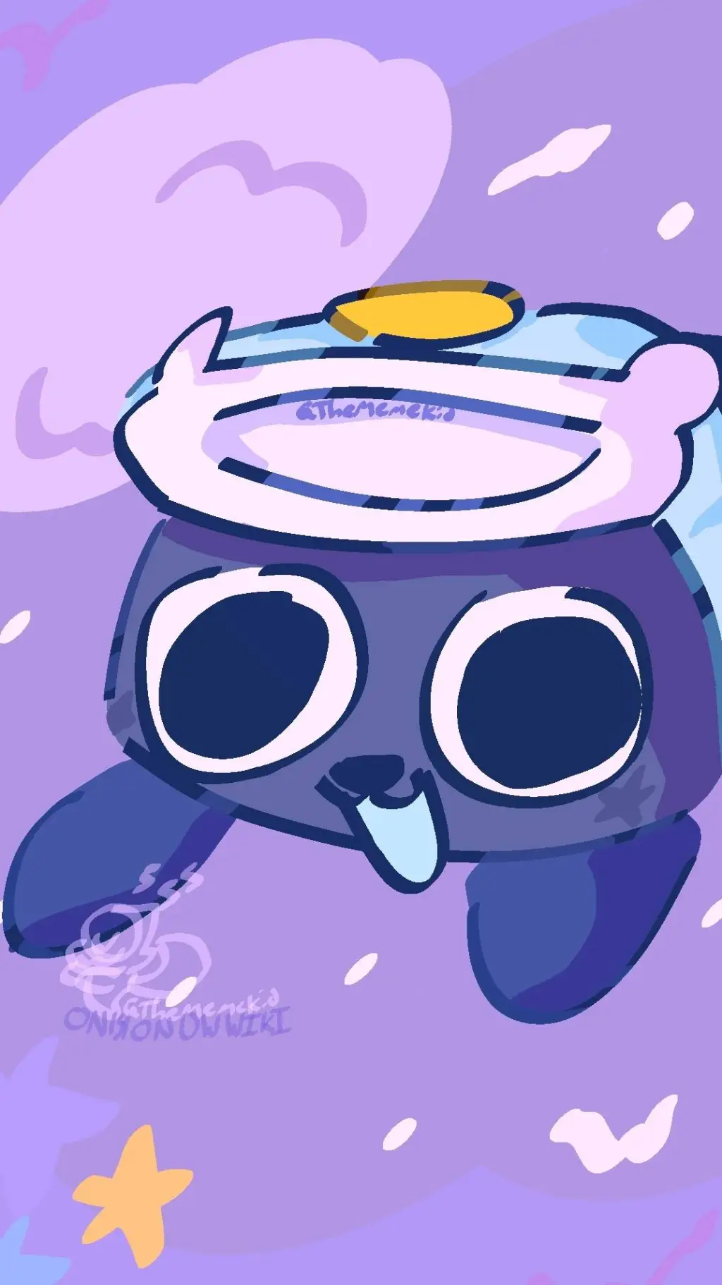 ai character: pebble  background