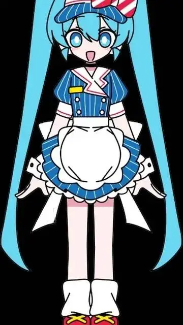 ai character: miku background