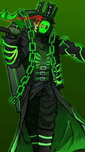 ai character: Hacklord 1x1x1x1  background