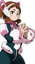 ai character: MHA Uraraka Like U background