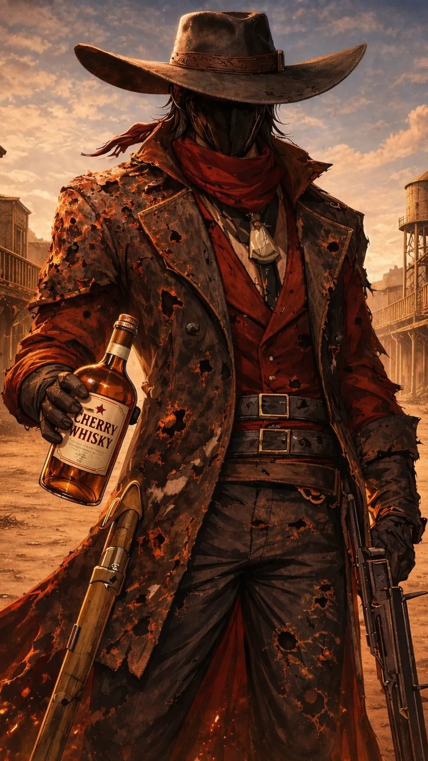 ai character: Old bounty hunter background
