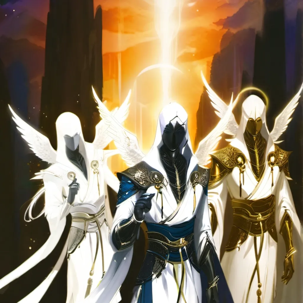 chat with ai character: 3 gods of destiny 