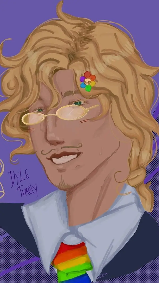 ai character: Dyle .T x Simp background