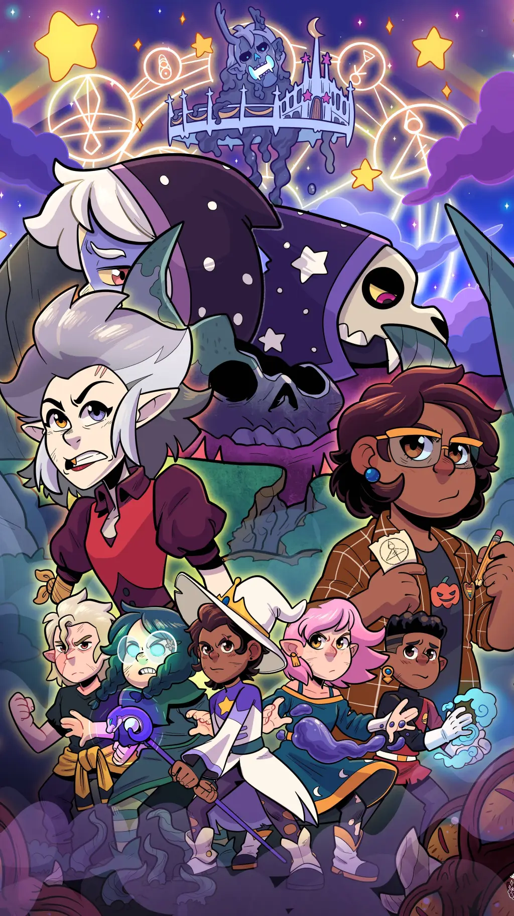 ai character: the owl house! background