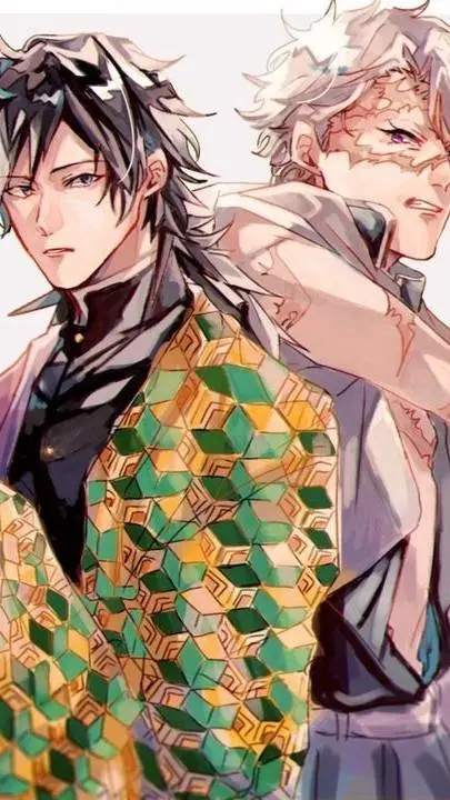 ai character: sanemi x giyuu background