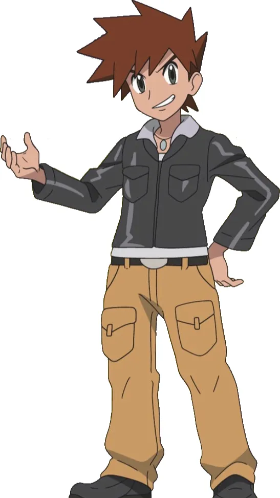 ai character: Gary oak  background