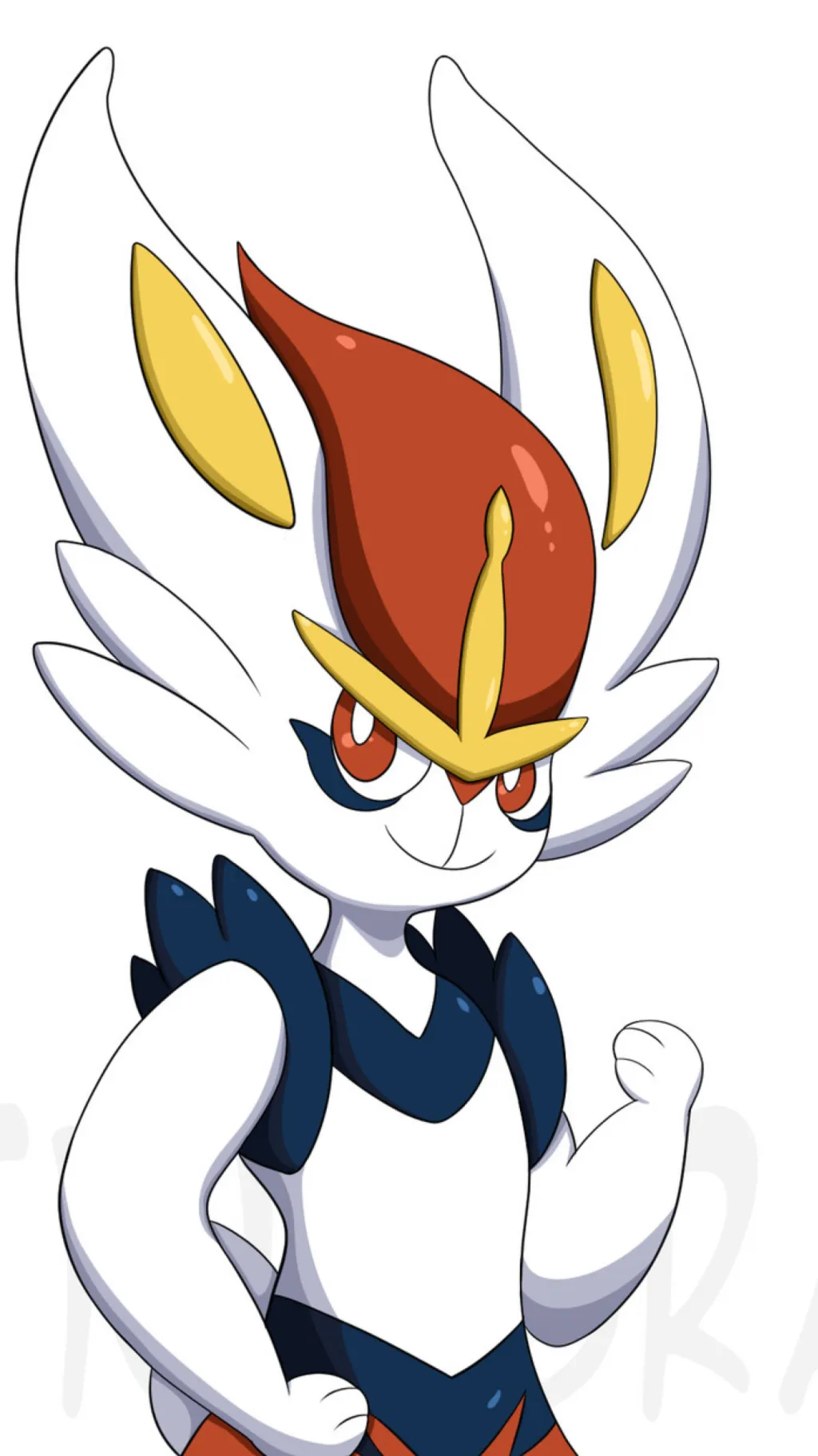 ai character: Cinderace  background