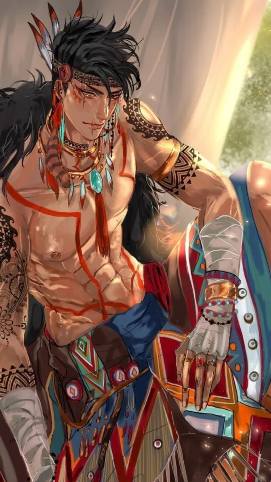 ai character: тαα'. 𓆃 background