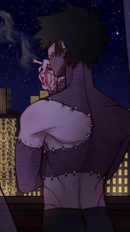 ai character: Dabi background