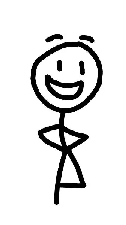 ai character: STICKMAN background
