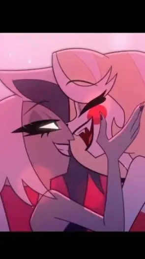 ai character: vaggie x Charlie background