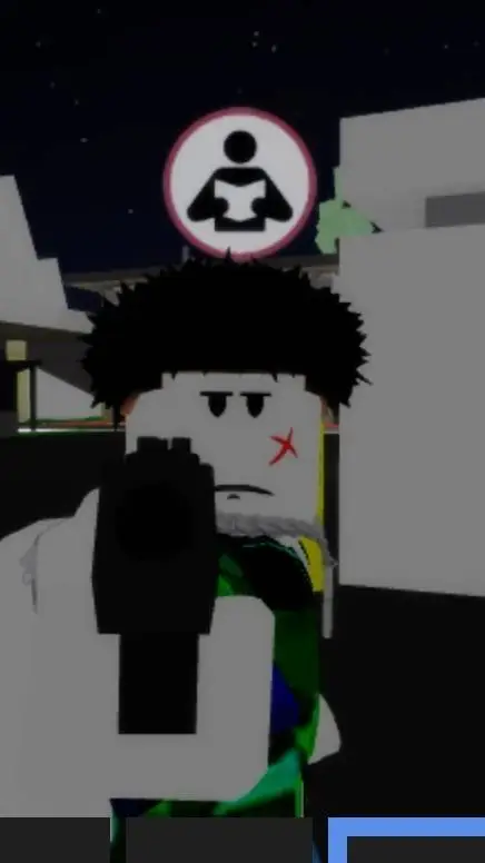 ai character: i quit talkie  background