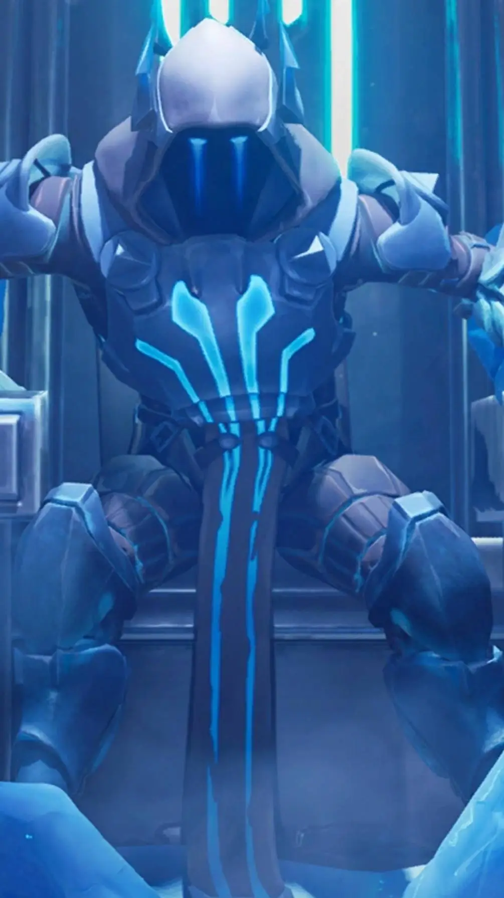 ai character: ice king  background