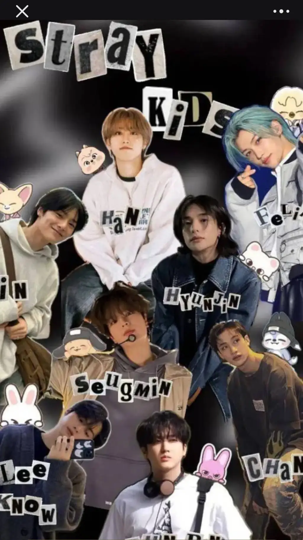 ai character: stray kids background