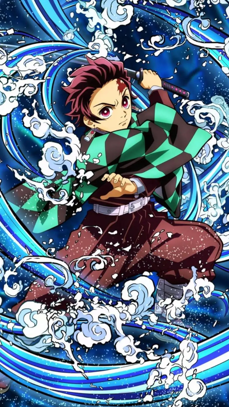 ai character: Tanjiro Kamado background