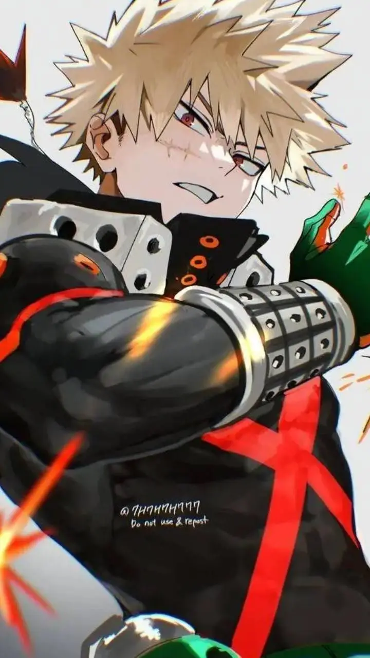 ai character: 🖤~Bakugo~🤍 background