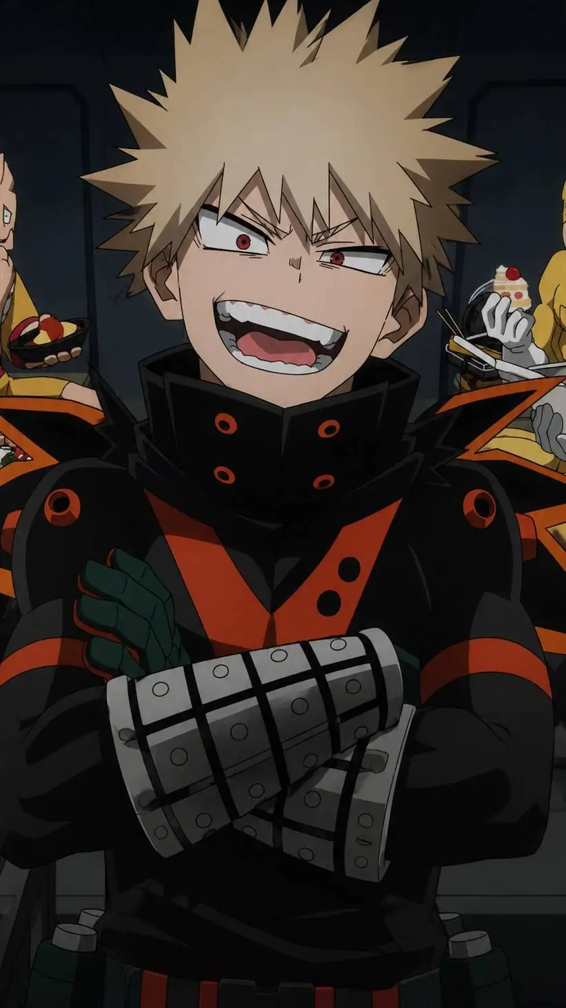 ai character: 💥Katsuki Bakugo💥 background